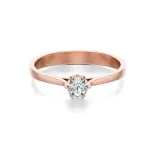 Pierścionek zaręczynowy z brylantem